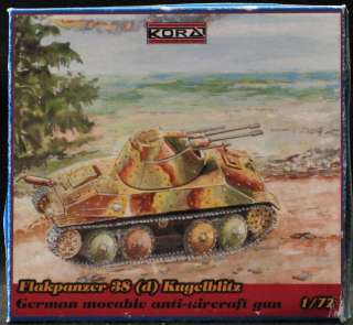 72 KORA FLAKPANZER 38 (d) KUGELBLITZ AA Tank  