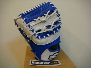 New SSK Pro Originator 13 First 1st Base Baseball Glove White Blue 