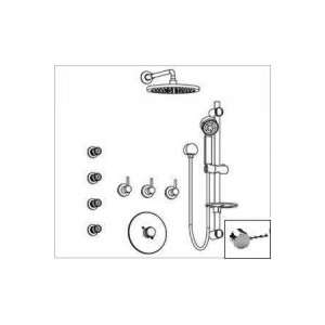   Kit with Volare Straight Lever Handle KIT60 10173.PC