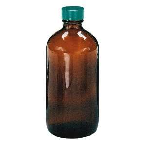 Bottle, precleaned, amber glass, narrow mouth, Qorpak , 120 mL, 22 mm 