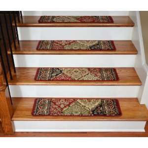  Dean Premium Carpet Stair Treads   Panel Kerman 31W Set 