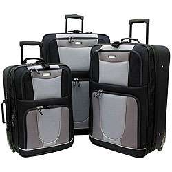 Geoffrey Beene Carnegie 3 piece Expandable Luggage Set  