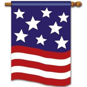 Patriotic American Banner Flag