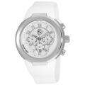 Philip Stein Mens Active White Strap Chronograph Watch Today 