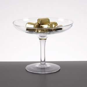  5 Footed Compote Crystal Serving Dish
