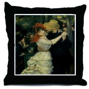  Renoir Dance at Bougival Art Throw Pillow by  