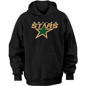  Dallas Stars Majestic Black Tek Patch Hooded Sweatshirt 