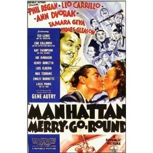  Manhattan Merry Go Round Movie Poster (11 x 17 Inches 