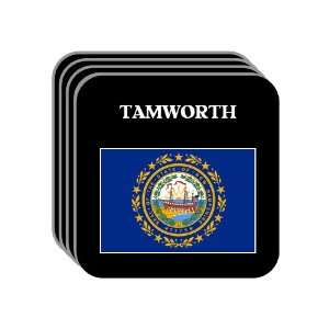  US State Flag   TAMWORTH, New Hampshire (NH) Set of 4 Mini 
