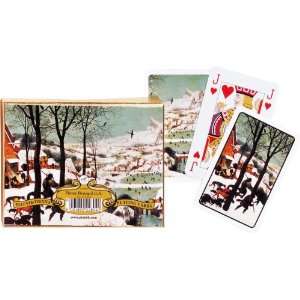  Hunters in Snow   Double Deck Playing Cards Toys & Games