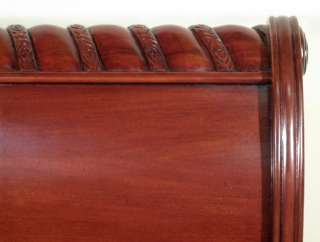 Solid Cherry French Empire King Sleigh Bed mb001cnc  