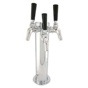  Triple Faucet Stainless Draft BeerTower w/ Perlick 525SS 