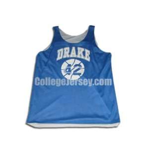 Blue/White No. 42 Game Used Drake Basketball Jersey  