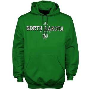 adidas North Dakota Fighting Sioux Green True Basic Hoody Sweatshirt 