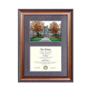  Central Missouri State University Suede Mat Diploma Frame 