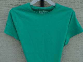NEW WOMENS JUST MY SIZE ESSENTIALS S/S CREW NECK TEE SHIRT KELLY GREEN 