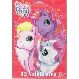    My Little Pony Valentines Day Cards 32 Count Box Toys & Games