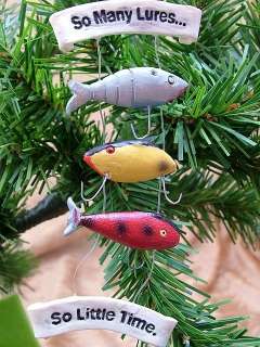 New Fishing Lures Bait Minnow Christmas Tree Ornament  