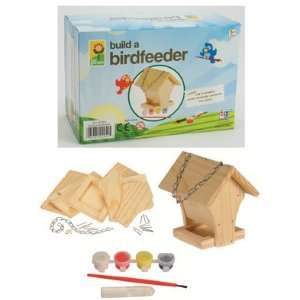 New Toysmith Build A Bird Feeder Comes With 4 Paint Colors Paint Brush 