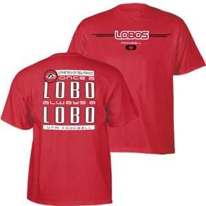 New Mexico Lobos Once A T Shirt (Red) 