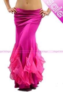 New belly dance Costume fishtail skirt 9 colours  