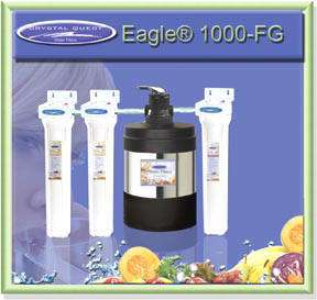 CRYSTAL QUEST Mid Size House Water Filter CQE WH 02100  