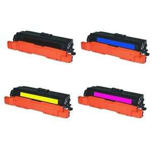  HP Color LaserJet CP4025 Toner Cartridges   4 Pack 