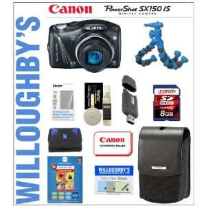  Canon PowerShot SX150 14.1 MP Digital Camera with 12x Wide 