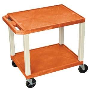   Kitchen Utility cart No Electric Orange and Putty 
