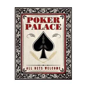  Poker Palace Gambling College Dorm Poster