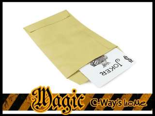 D175 1 Close Up Magic Awesome Recipe Paper Become Bill  