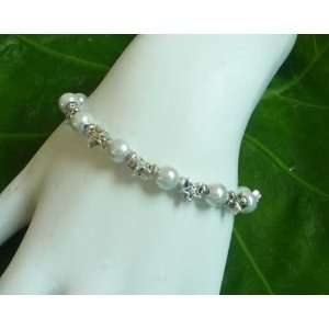  Magnetic Therapy Pearl Bracelet Tibetan Silver Everything 