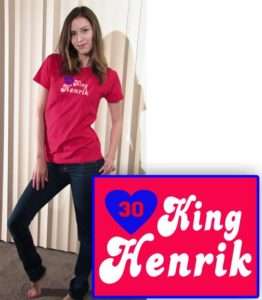 KING heart HENRIK LUNDQVIST Womens NY Rangers T SHIRT  