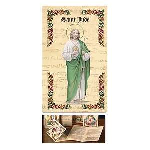   Holy Cards, 25pk, Prayer Folder, Lamiated, St. Jude 