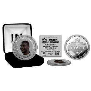 Morris Claiborne 2012 Draft Day Silver Coin