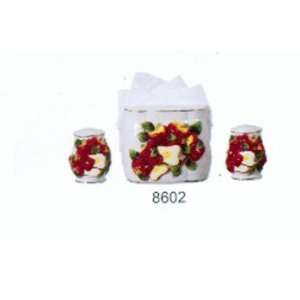  New Apple red Harvest 3 PC Table Top Set