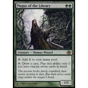   Magic the Gathering Magus of the Library Collectible Trading Card