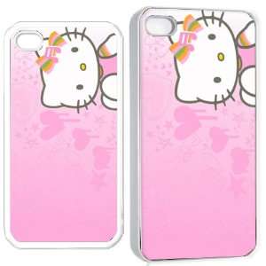    hello kitty d7 iPhone Hard 4s Case White Cell Phones & Accessories