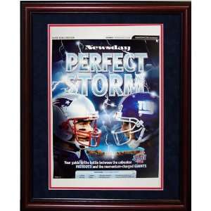  Perfect Storm Super Bowl XLII Preview Cherry Framed 