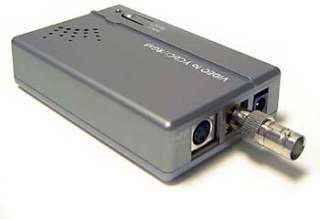 converter is designed for convertingregular composite video or S Video 
