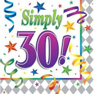  Marvelous 30th Birthday 30th Birthday 3 Ply Lunch Napkins 