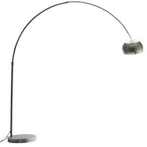  Arco Style Lamp with White Round Marble Base
