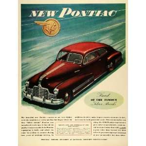 1945 Ad Pontiac Motor Division General Motors 1946 Red Automobile 1930 