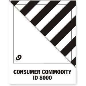   Commodity I.D. 8000 Coated Paper Label, 4 x 5