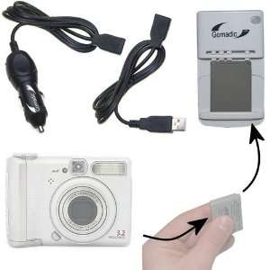  Portable External Battery Charging Kit for the Canon PowerShot A510 