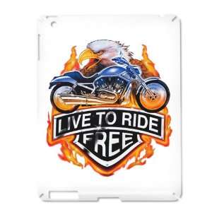  iPad 2 Case White of Live To Ride Free Eagle and 