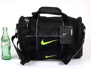 Nike Misc (Male) Team Training Small Duffle Gym Bag Black/Green BZ9308 