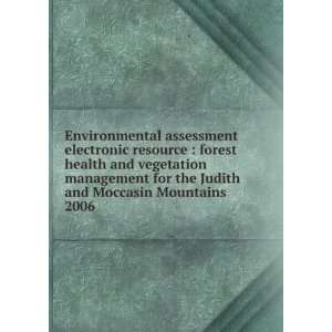  assessment electronic resource  forest health and vegetation 