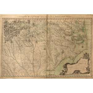 1770 map A compleat map of North Carolina 