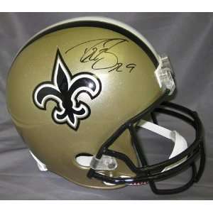 Drew Brees signed New Orleans Saints Full Size Replica Helmet  Brees 